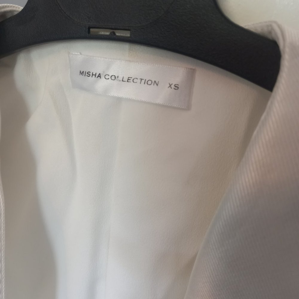 Misha Collection high quality single breasted blazer jacket, no lapel (XS) - Picture 7 of 7